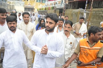 Lie Movie Team At Tirumala